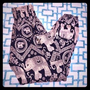 Navy Elephant Pants
